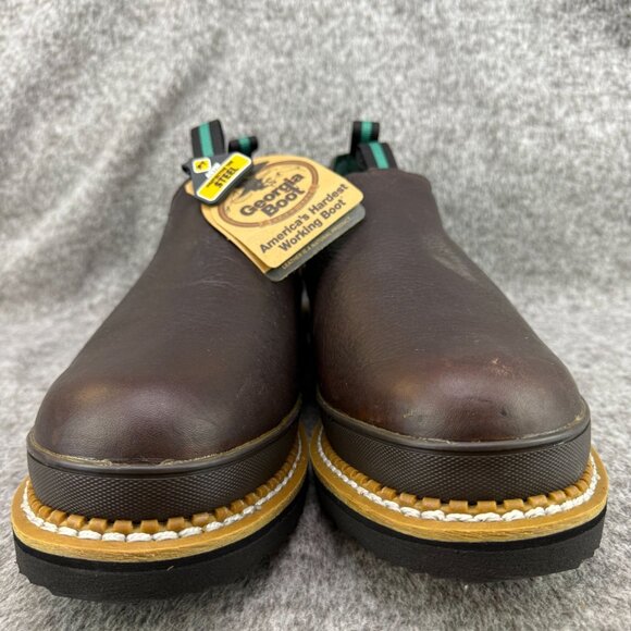 ✅Mens 13W Georgia Boot/Giant Romeo Steel Toe Work Shoe GS262 SR EH ASTM Pull On - Picture 5 of 12